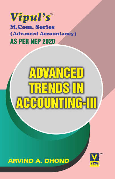 Advanced Trends in Accounting – III (As per NEP 2020)