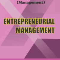 Entrepreneurial Management