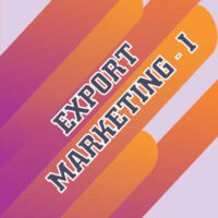 Export Marketing - I