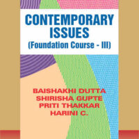Foundation Course - III (Contemporary Issues)