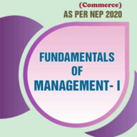 Fundamentals of Management - I (As per NEP 2020)