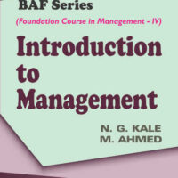 Introduction to Management (FC in Management - IV)