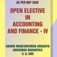 Open Elective in Accounting and Finance - IV (As per NEP 2020)