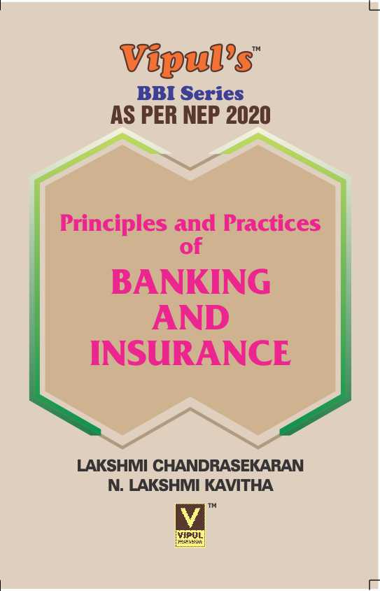 Principles and Practices of Banking and Insurance (As per NEP 2020)