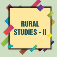 Rural Studies - II (As per NEP 2020)